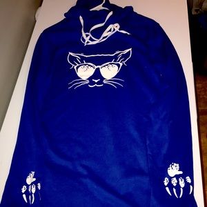 Kitty cat Women’s pull over hoodie sweatshirt